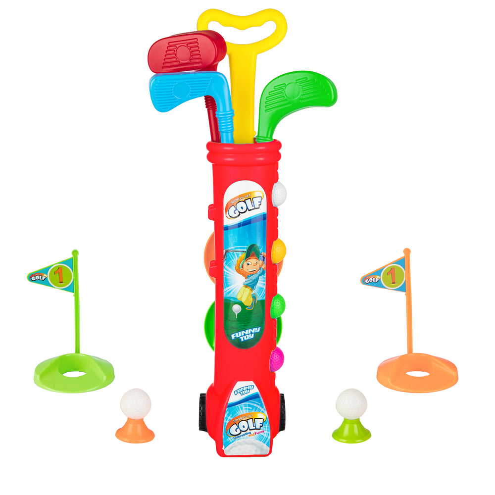 Liberry Kids Golf Clubs Set-Red