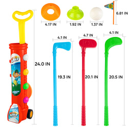 Liberry Kids Golf Clubs Set-Red