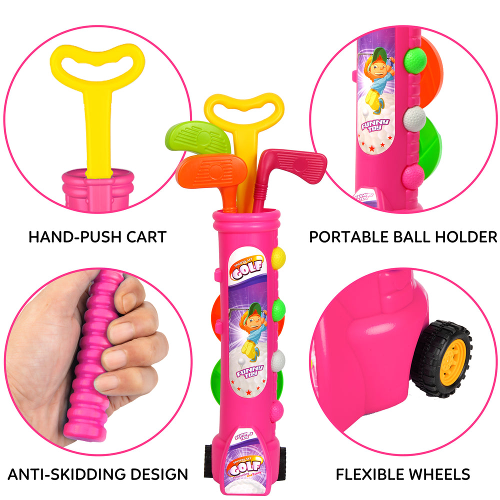 Liberry Kids Golf Clubs Set-Pink
