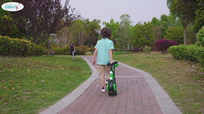 Liberry Toddler Golf Set for Ages 2 3 4 Boys Girls, Upgraded Kids Golf Cart with Shoulder Strap Design, Outdoor Indoor Sports Toys Birthday Gifts, Black